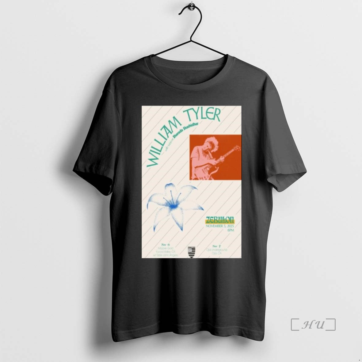 Trending William Tyler November 5 6 7 2025 California Concert Long Sleve T Shirt Sweater