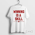 Trending Winning Is A Skill Oklahoma Breakdown Football Christmas Premium T Shirt Sweater