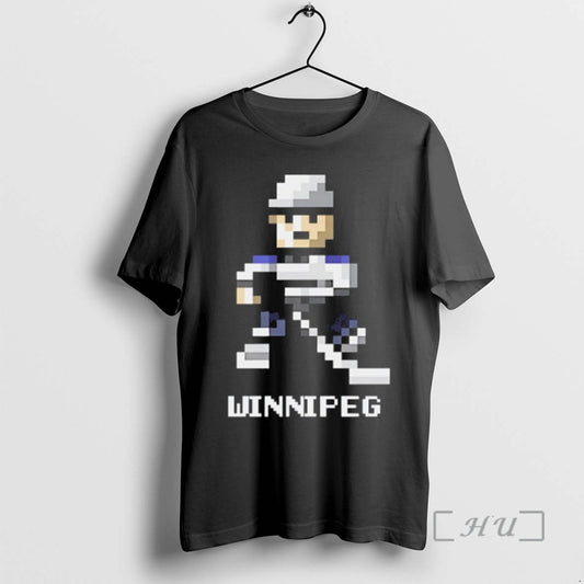 Trending Winnipeg Jets Hockey 8 Bit Retro Baller Premium T Shirt Sweater