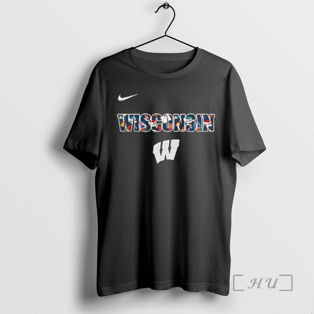 Trending Wisconsin Badgers Teacher Teach Love Inspire Appreciation 2025 Premium T Shirt Sweater