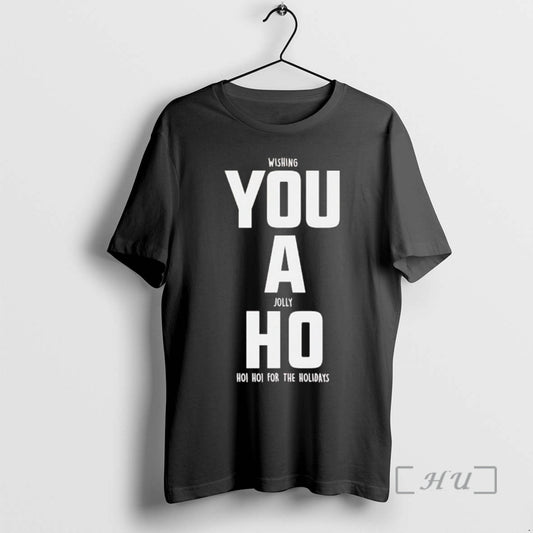 Trending Wishing You A Jolly Ho Ho Ho For Holidays Christmas Premium T Shirts Sweater