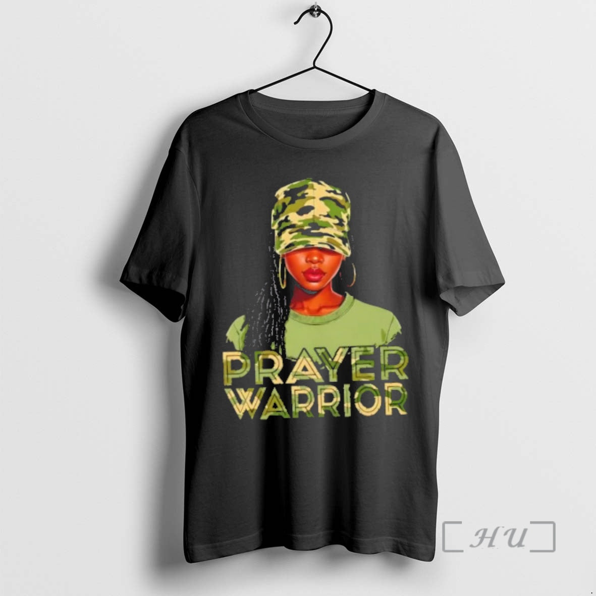 Trending Women Black Camo Prayer Warrior Premium T Shirt Sweater