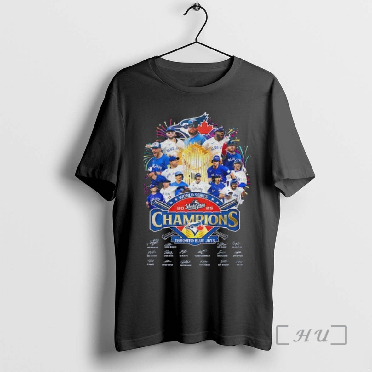 Trending World Series 2025 Champions Toronto Blue Jays Signed Mlb Premium T Shirt Sweater