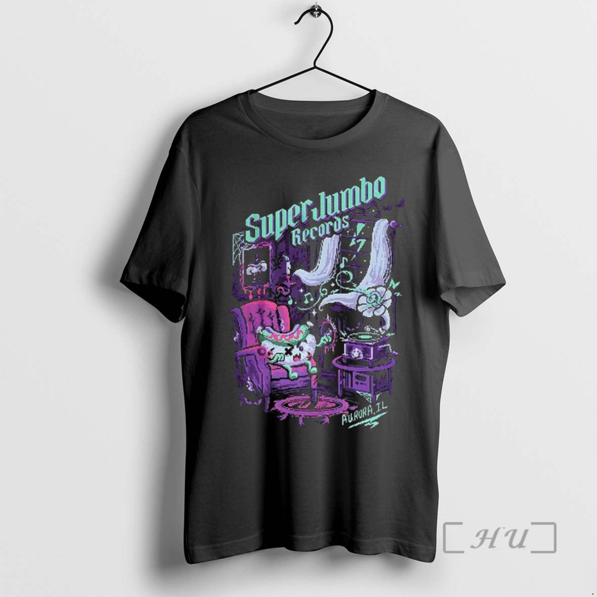 Trending Zombie Frank Super Jumbo Record Aurora Pixel Art Premium T Shirt Sweater