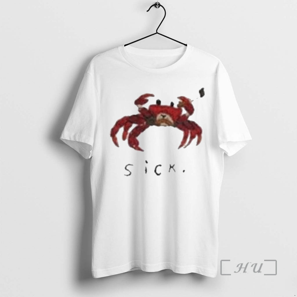 Trending Crab Smoking Sick Premium T Shirt Sweater