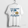Trending Los Angeles Blue October Ghost Dodgers T Shirt Sweater