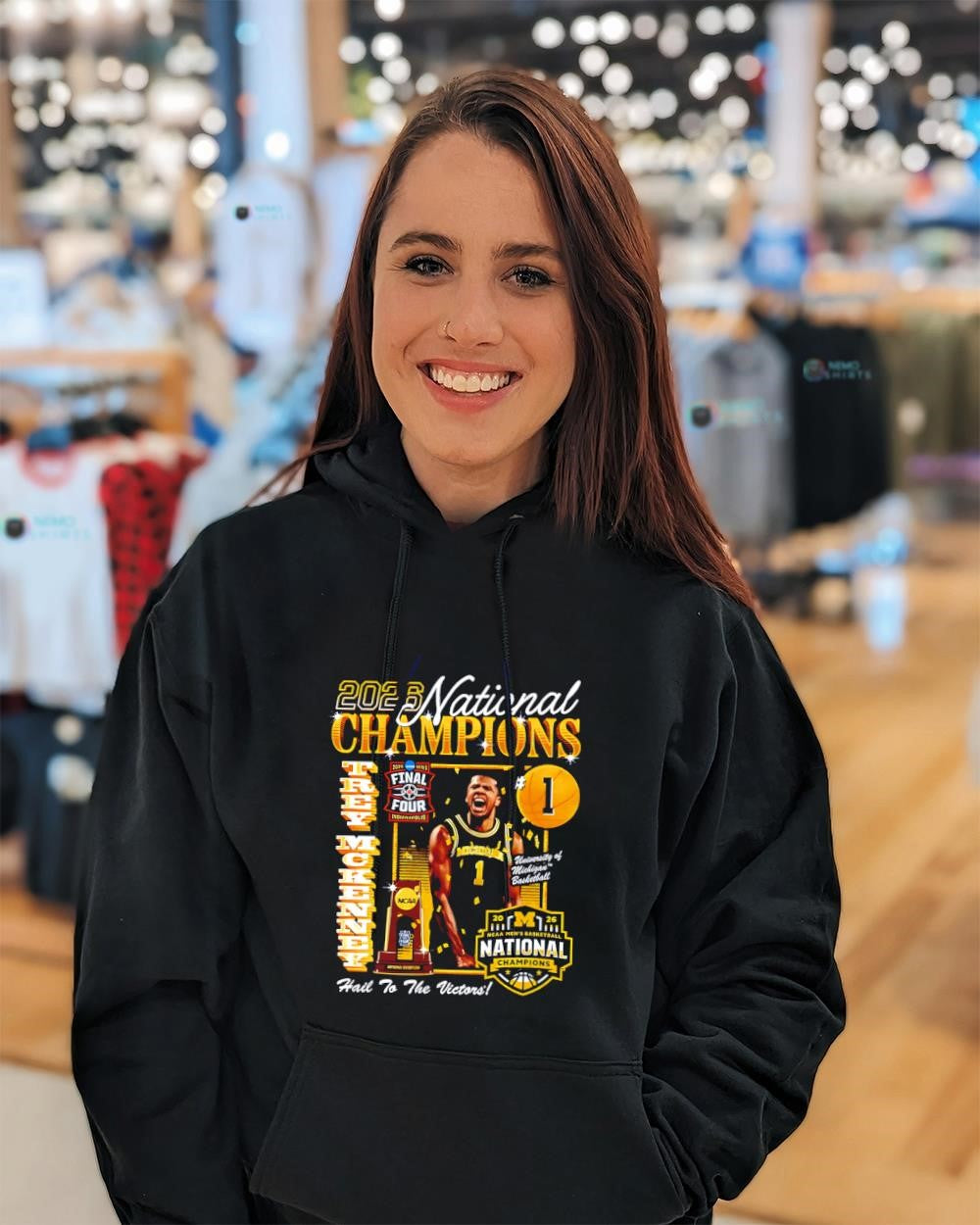 Trey McKenney No.1 Michigan Wolverines National Champions 2026 shirt