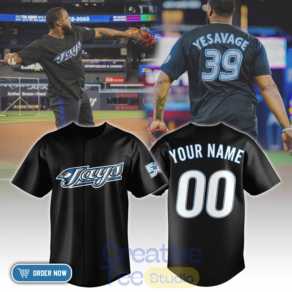 Trey Yesavage 39 Blue Jays Flashback Custom Baseball Jersey