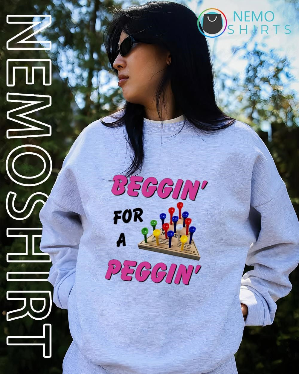 Tricky Triangle beggin for a peggin shirt
