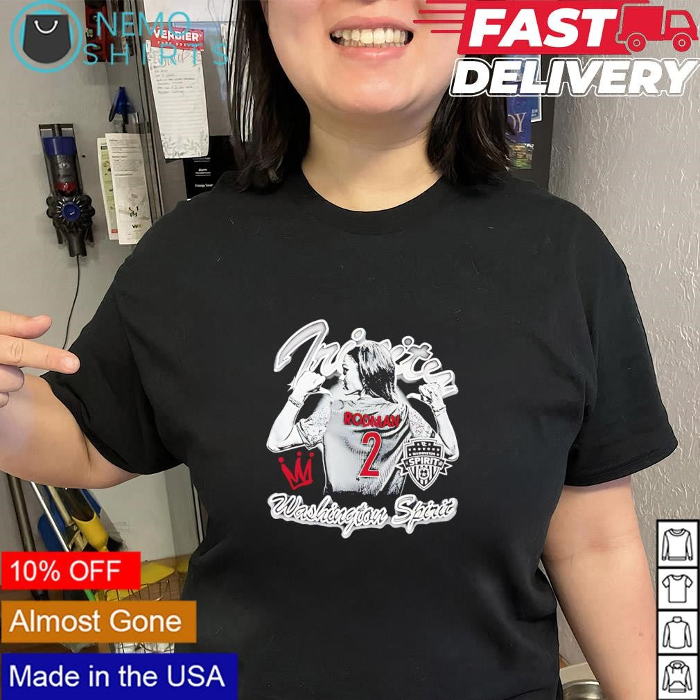 Trinity Rodman 2 Washington Spirit basketball player shirt