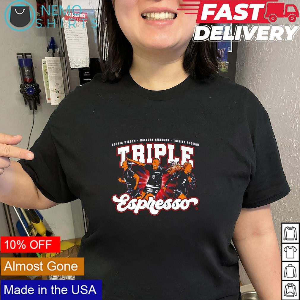 Triple Espresso 2026-27 Mallory Swanson Trinity Rodman Sophia Wilson shirt