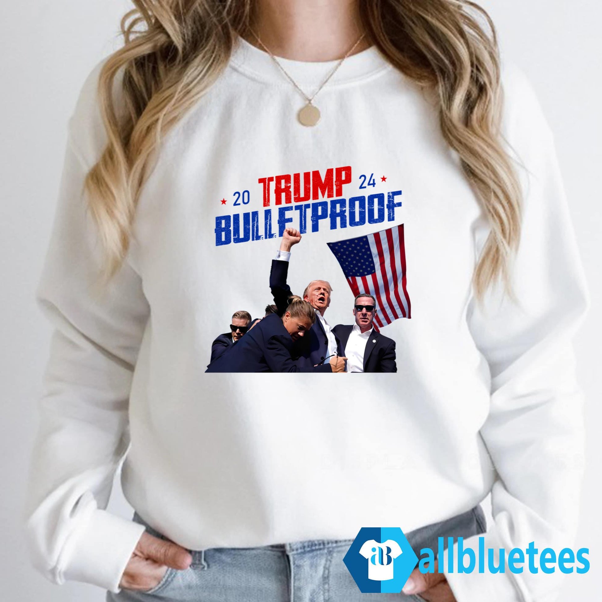 Trump 2024 Bulletproof Shooting Rally Shirt