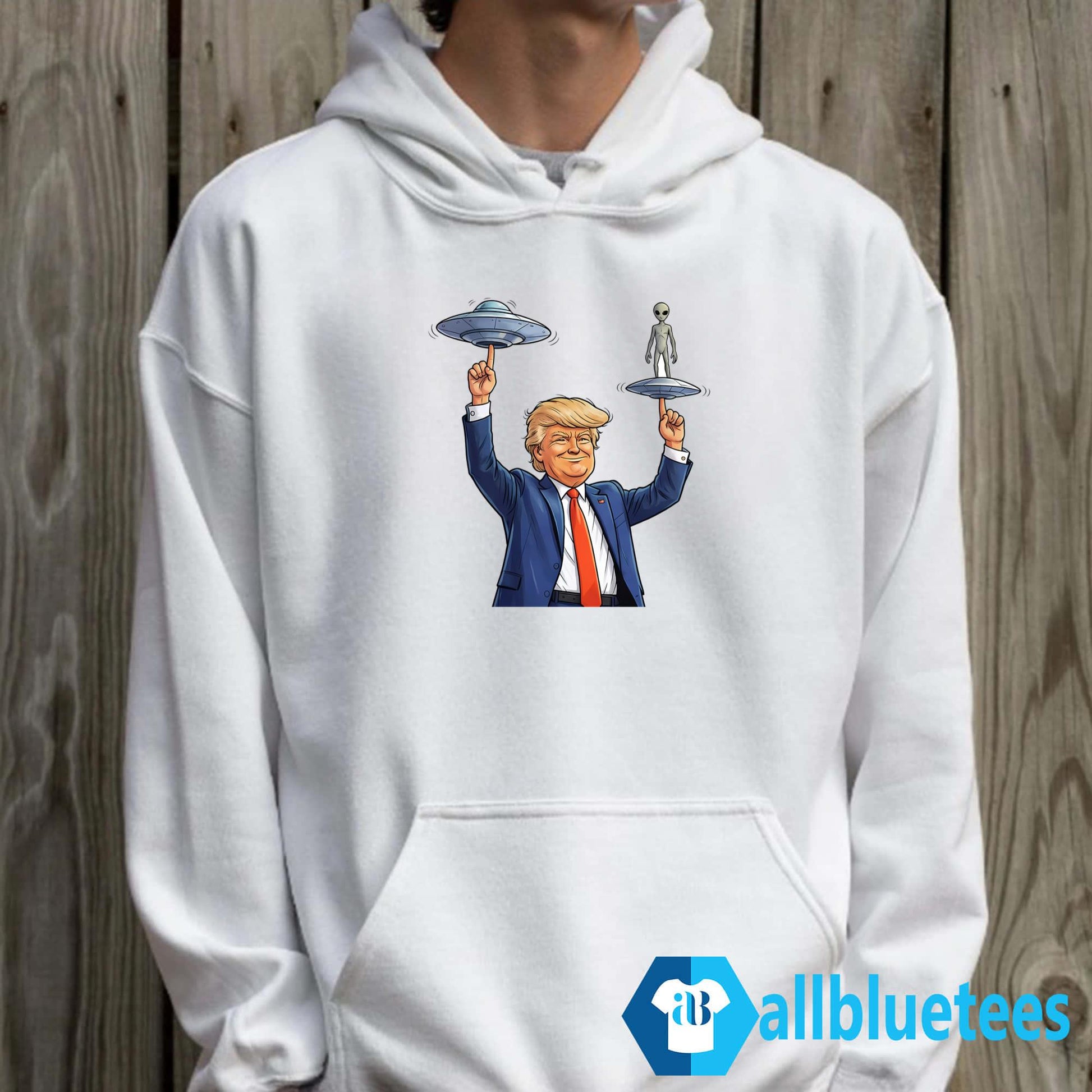 Trump Alien UFO Balancing Shirt