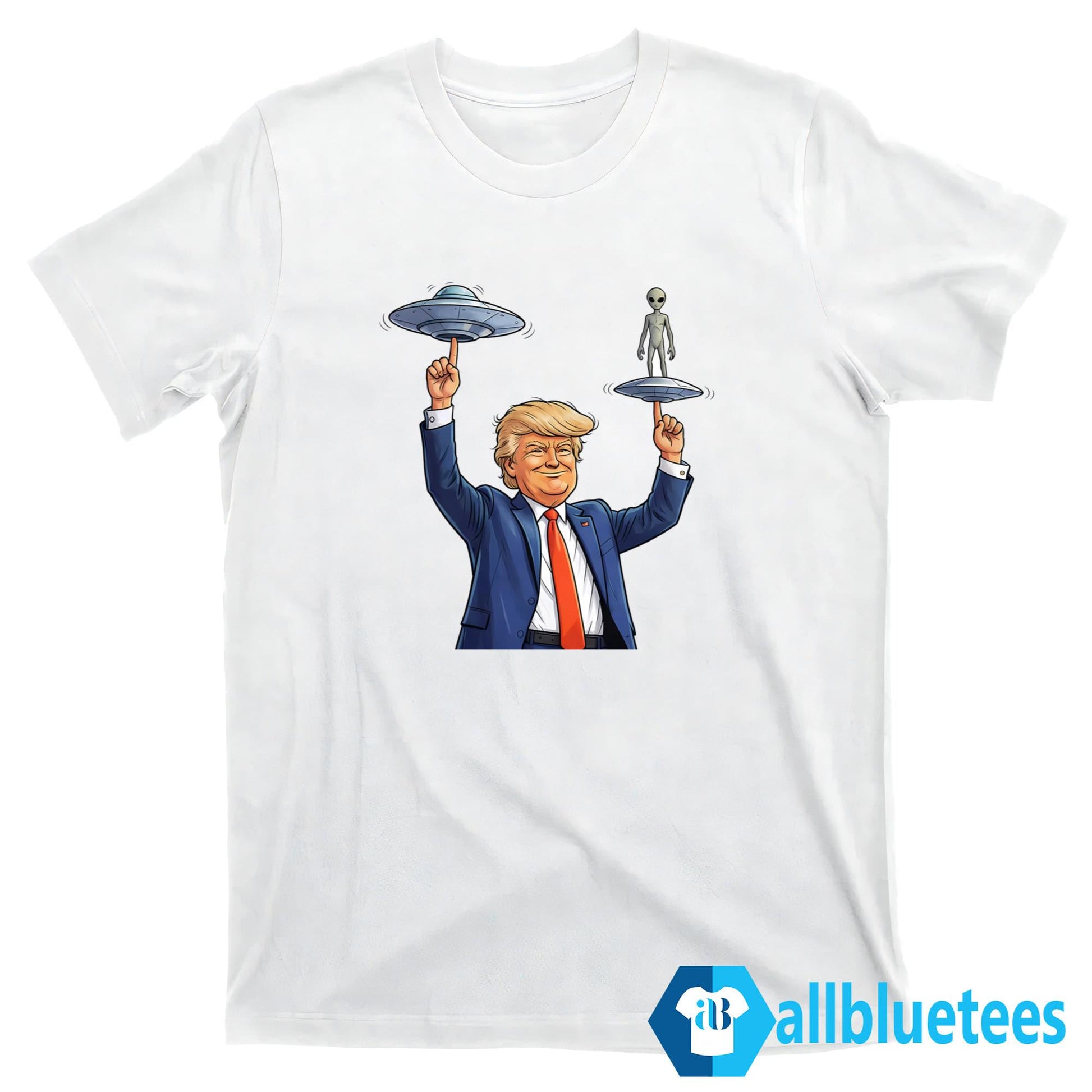 Trump Alien UFO Balancing Shirt