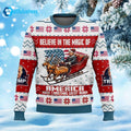 Trump Believe In The Magic Of America Ugly Christmas Sweater