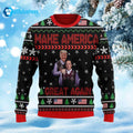 Trump Elon Musk Step Brothers Make America Great Again Ugly Christmas Sweater