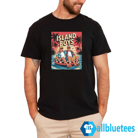 Trump Epstein Island Boys Shirt