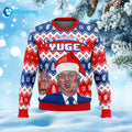 Trump It’s Gunna Be Yuge Ugly Christmas Sweater