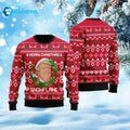Trump Merry Christmas Snowflake Ugly Christmas Sweater