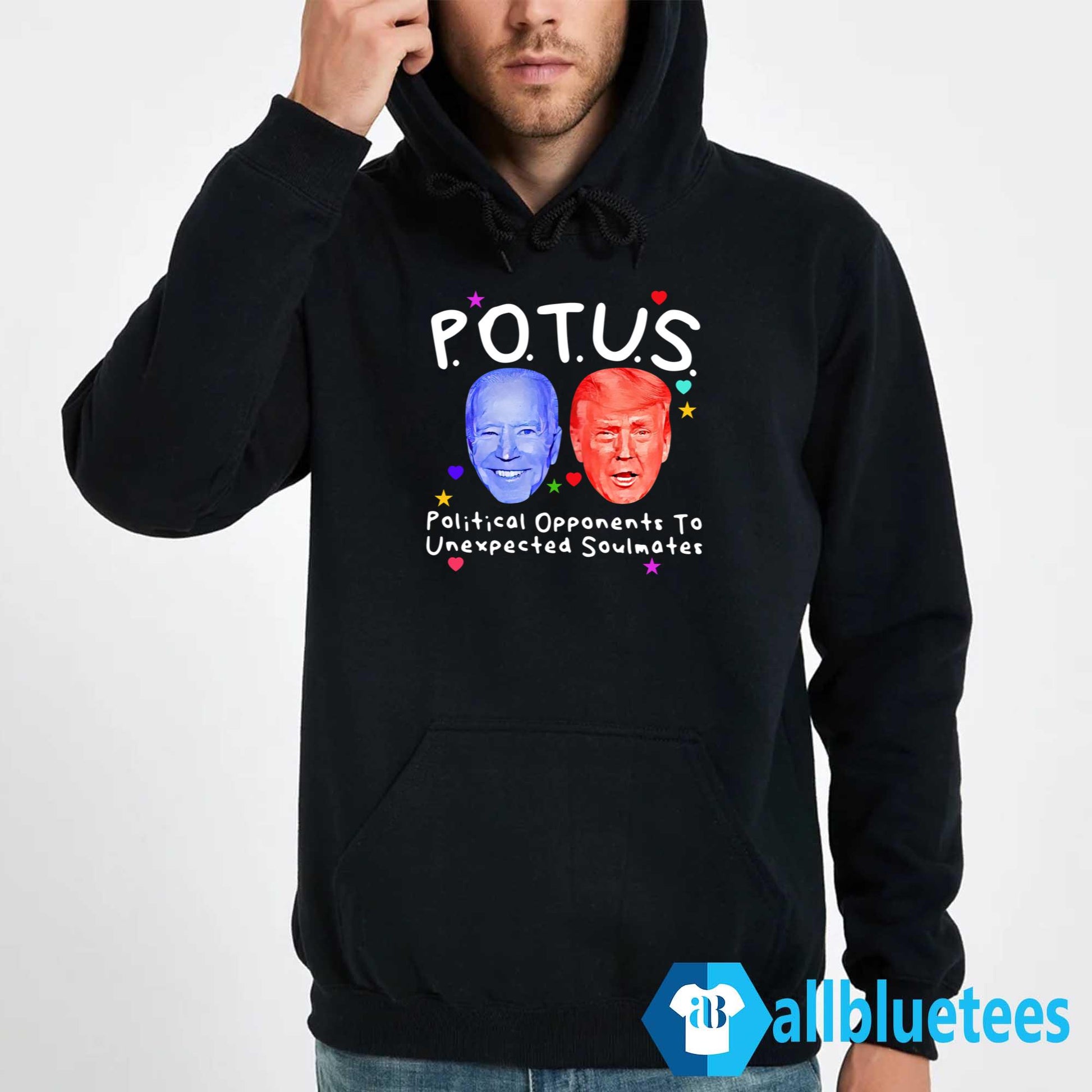 Biden Vs Trump POTUS Political Opponents To Unexpected Soulmates Shirt