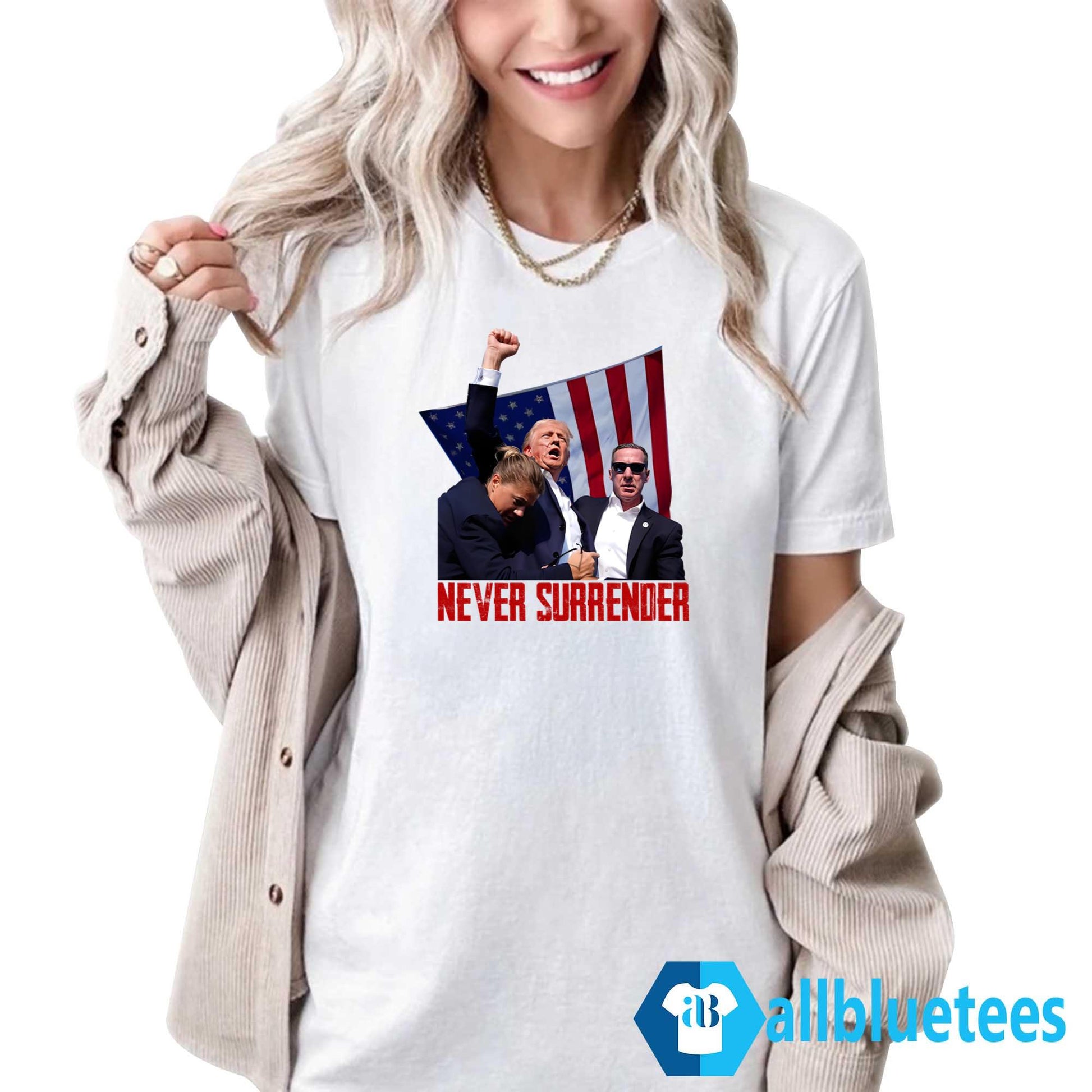 Trump Rally Never Surrender Shirt