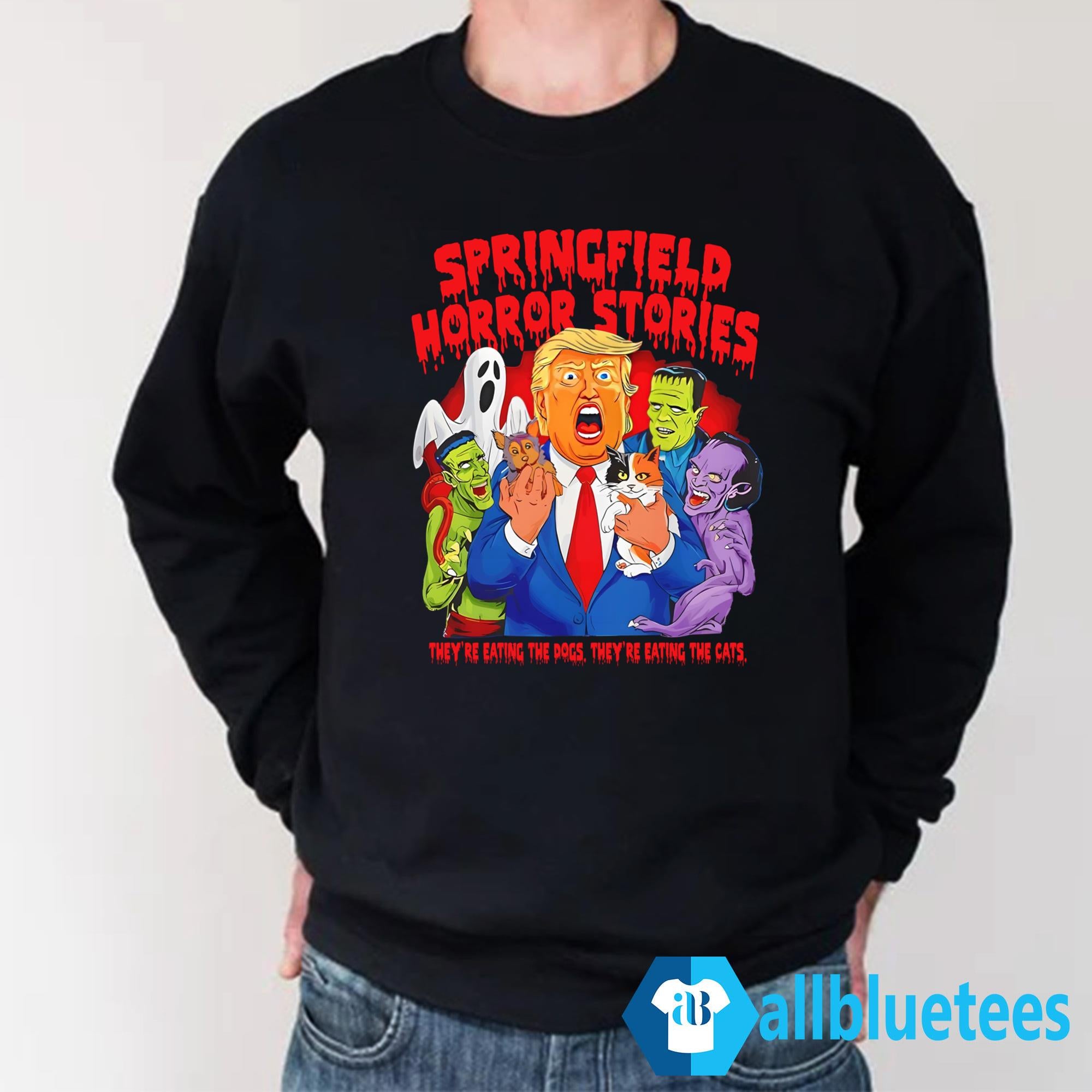 Trump Springfield Horror Stories Halloween 2024 Shirt