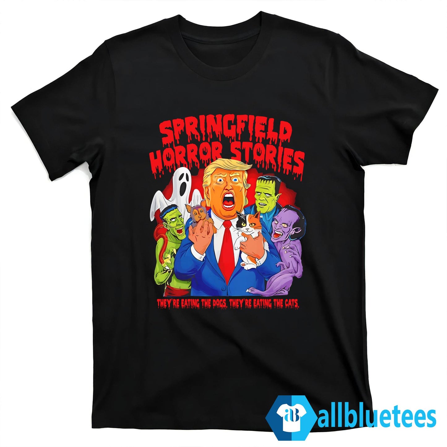 Trump Springfield Horror Stories Halloween 2024 Shirt