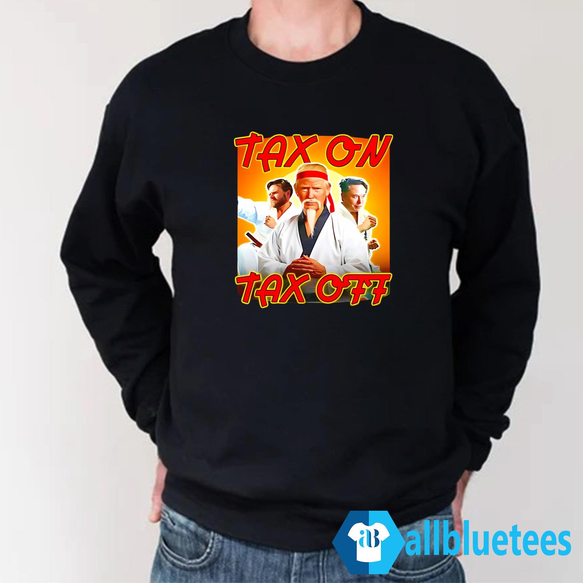 Trump JD Vance Elon Musk Tax On Tax Off Shirt