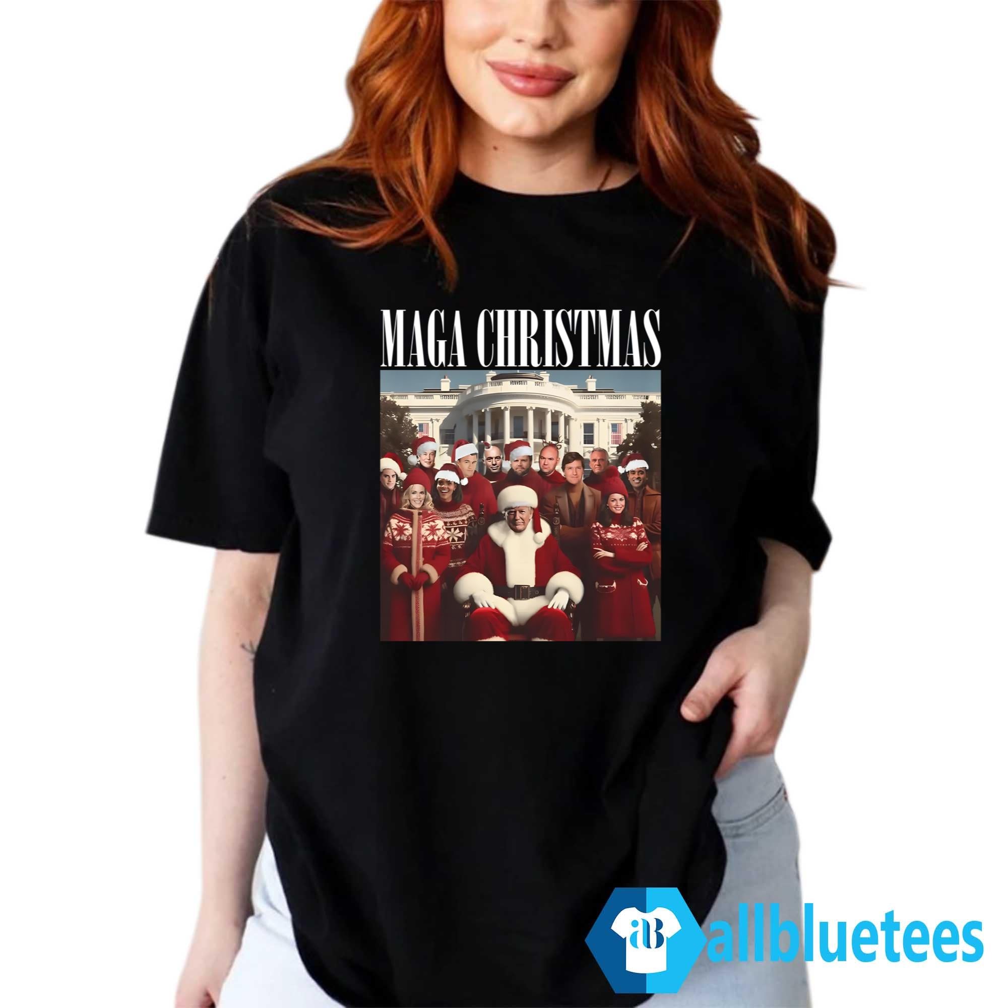 Trump White House MAGA Christmas Shirt