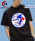 Tryna stay positive Toronto Blue Jays baseball logo cartoon shirt