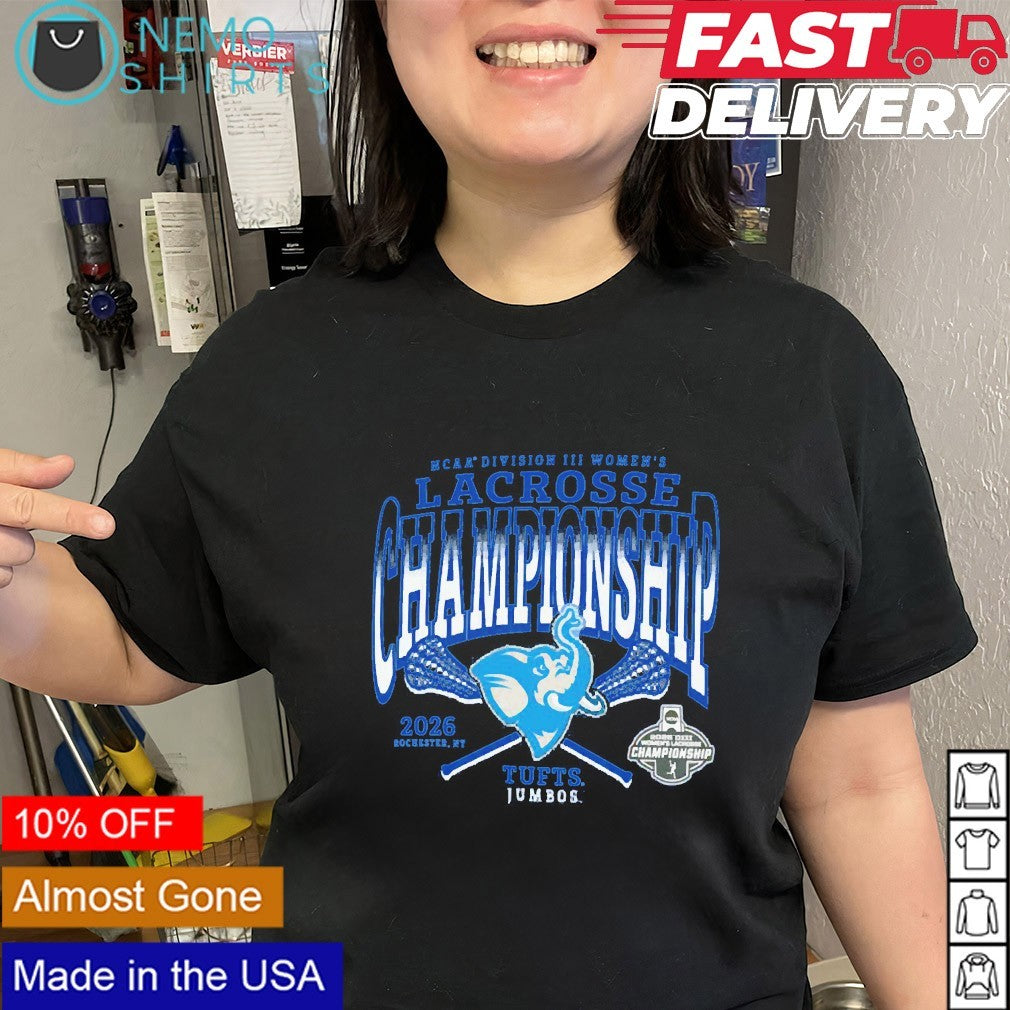 Tufts Jumbos NCAA DIII women’s lacrosse championship 2026 Rochester NY shirt