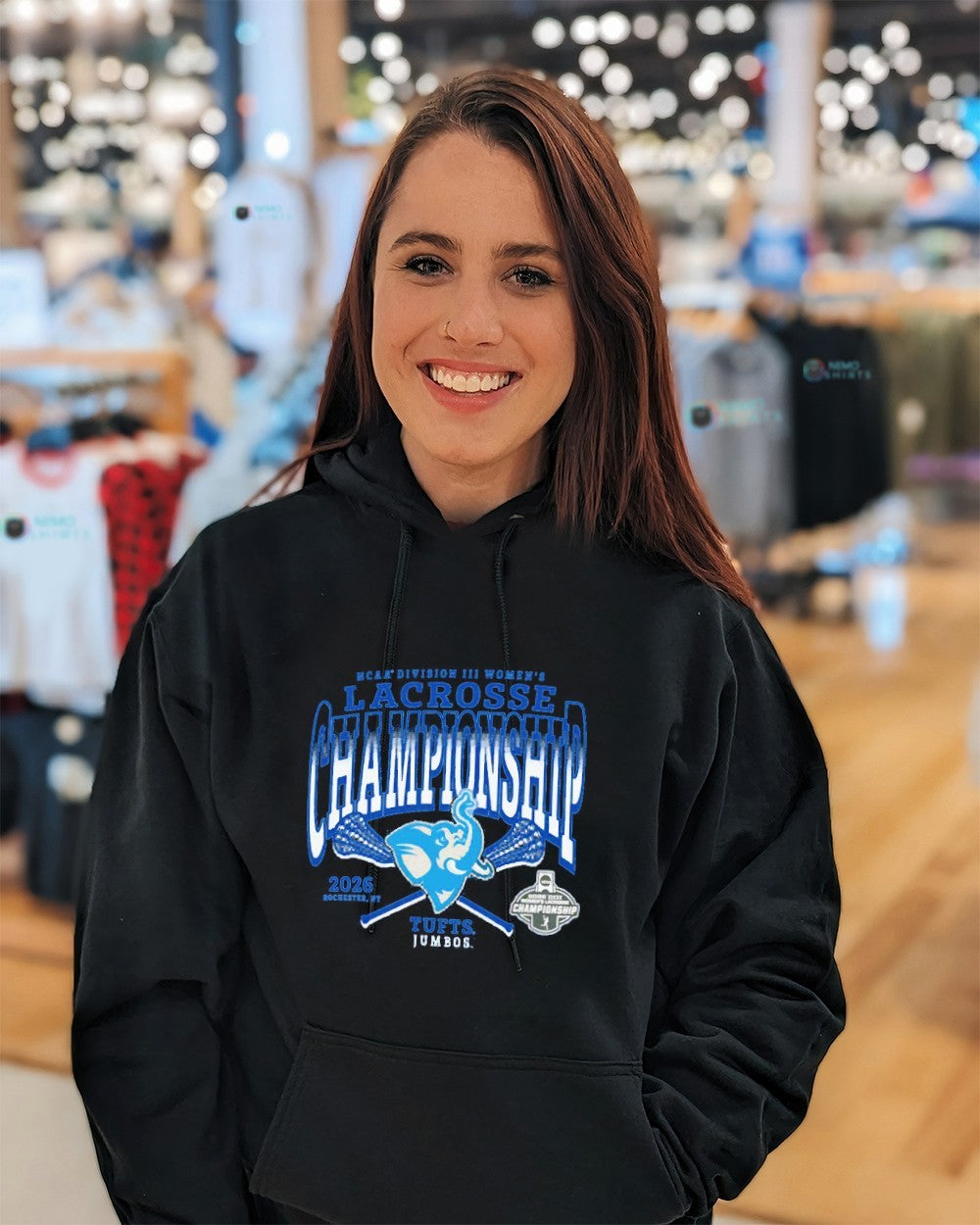 Tufts Jumbos NCAA DIII women’s lacrosse championship 2026 Rochester NY shirt