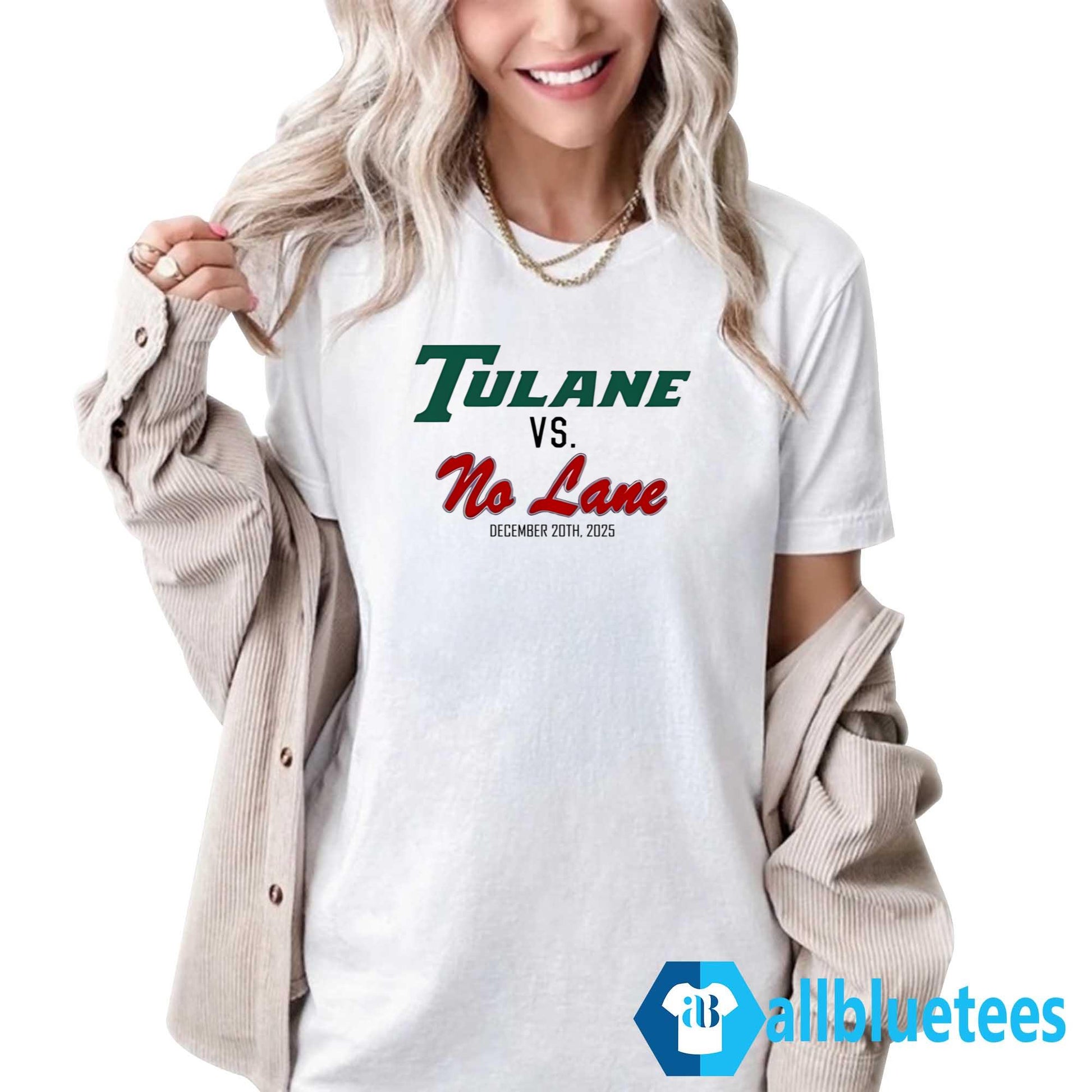 Tulane Vs No Lane December 20Th 2025 Shirt