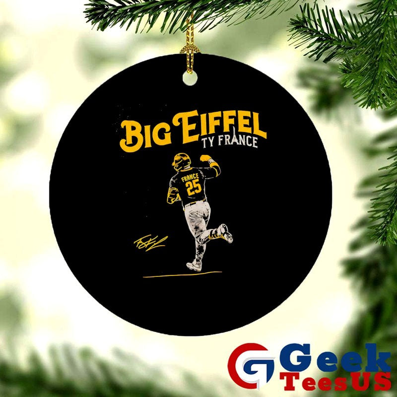 Ty France Big Eiffel San Diego Padres baseball signature shirt