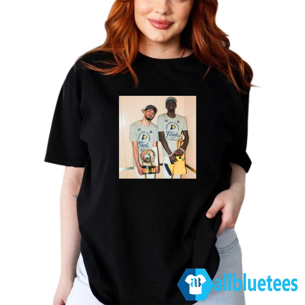 Tyrese Haliburton And Pascal Siakam Basketball Champions 2025 Shirt