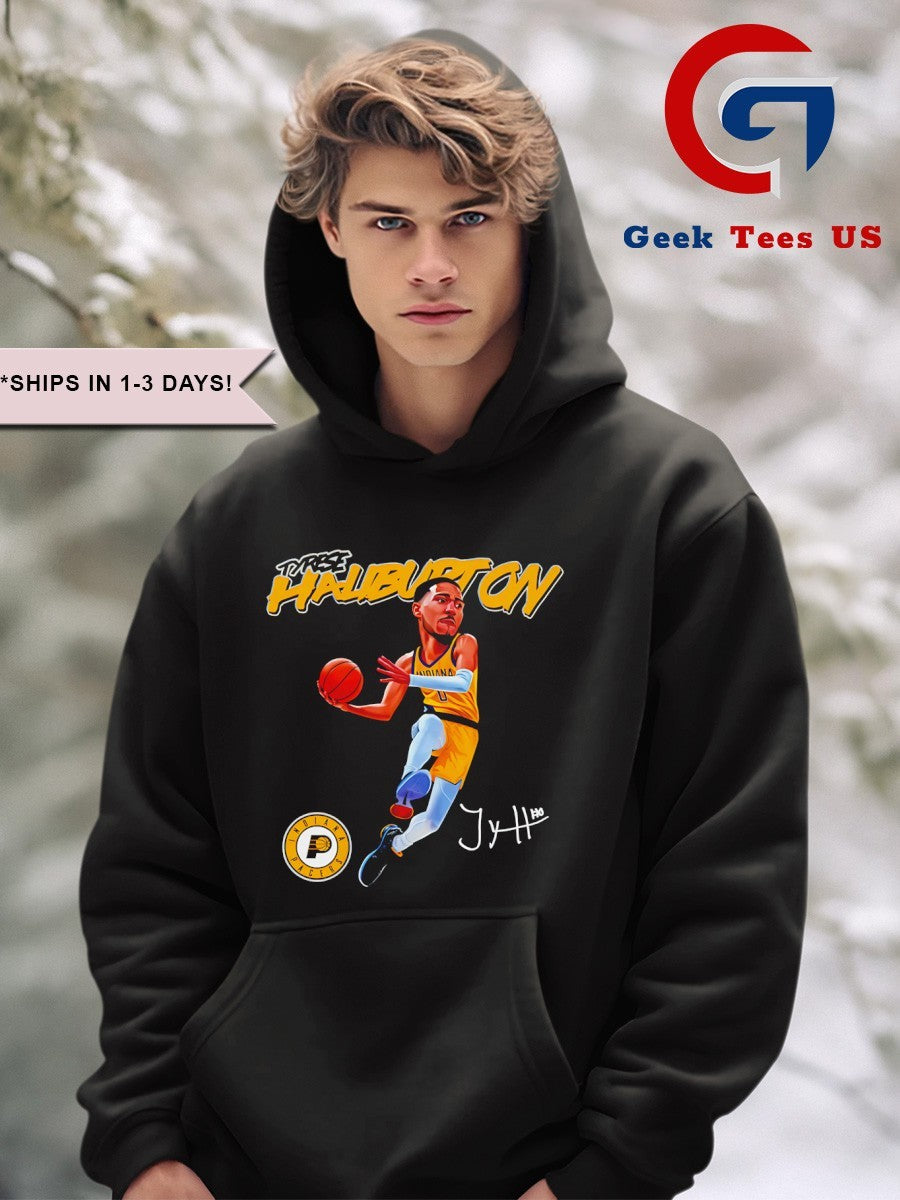 Tyrese Haliburton Indiana Pacers 2025 caricature shirt