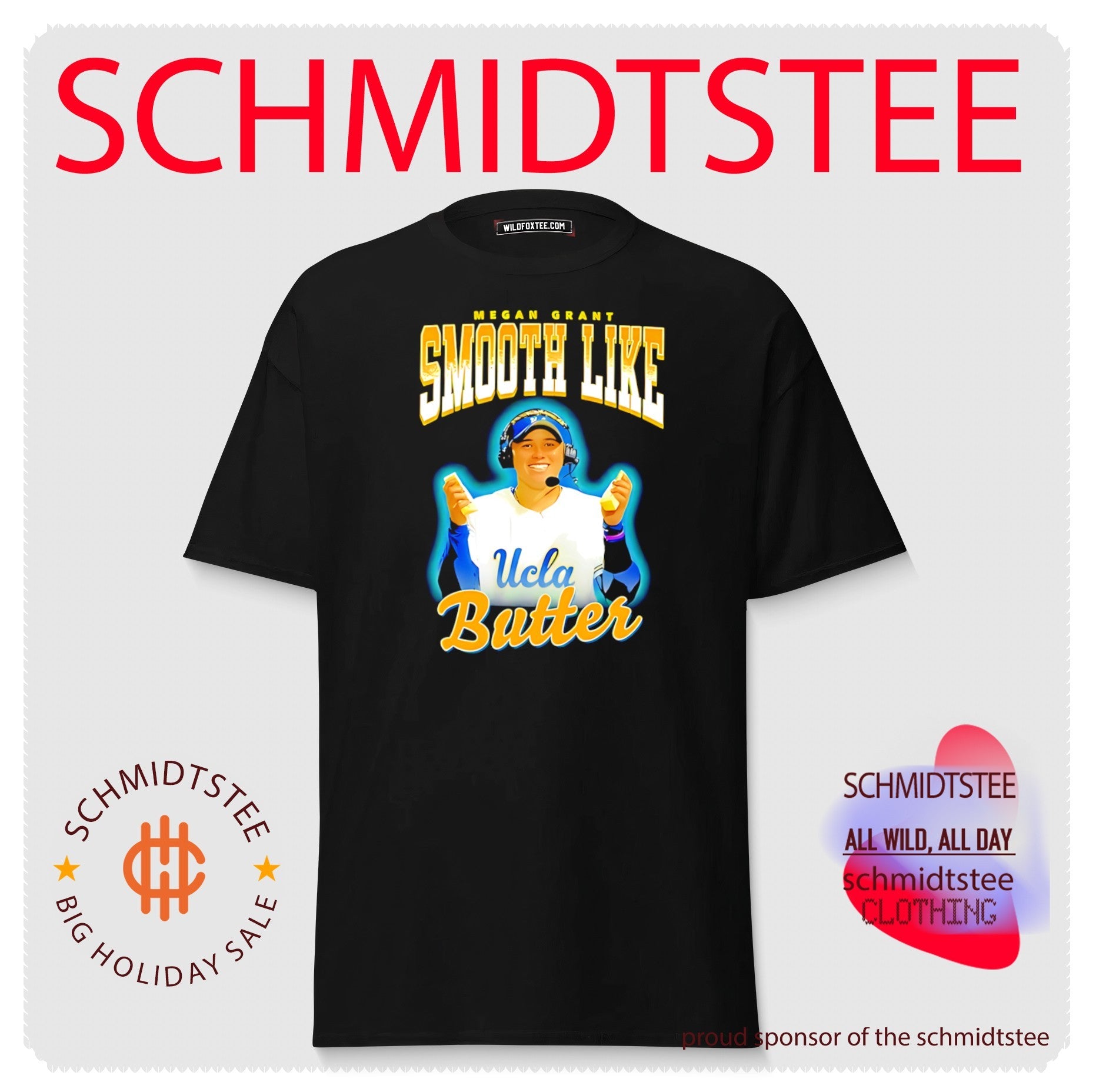 UCLA Bruins Women’s Softball Megan Grant smooth like butter shirt