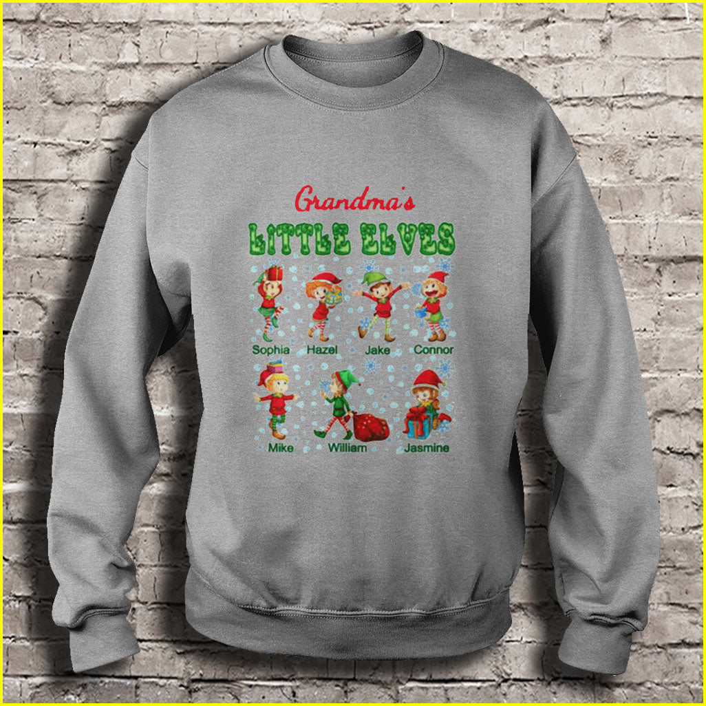 Grandma is Little Lives Sophia Hazel Jake Connor Mike William Jasmine Ugly Christmas Sweater