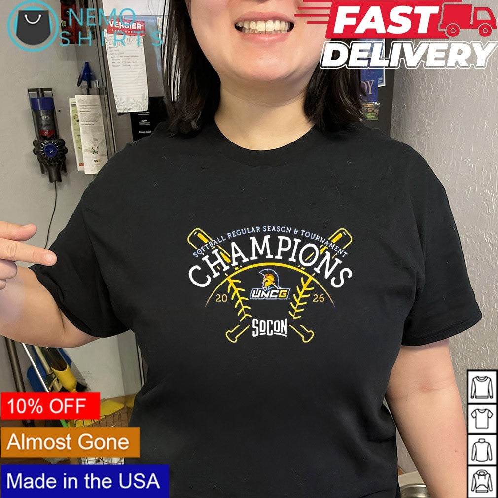 UNCG Spartans softball 2026 regular season and tournament champions shirt