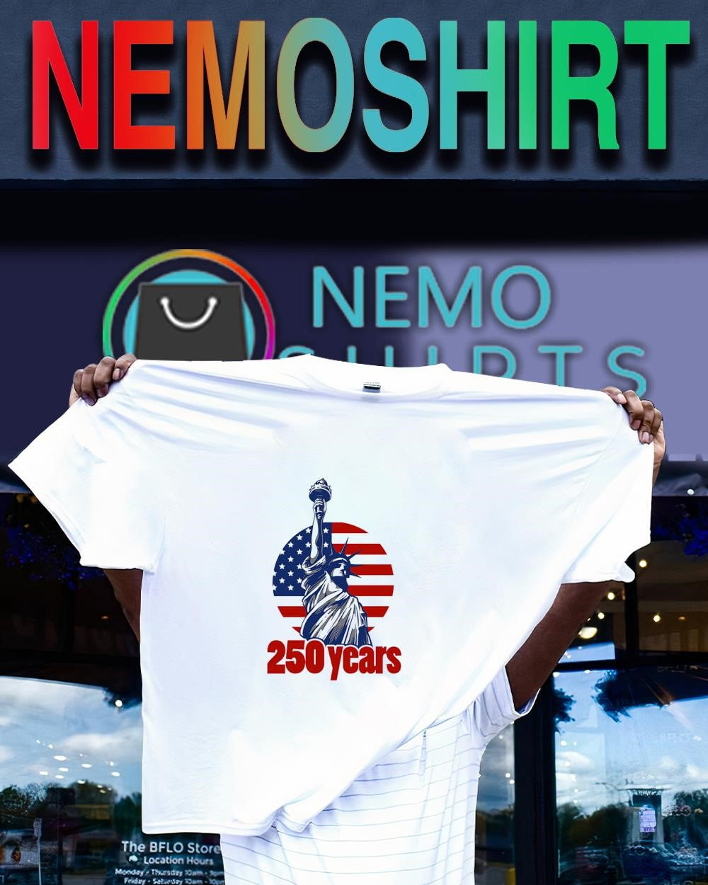 USA 250 Statue Of Liberty shirt