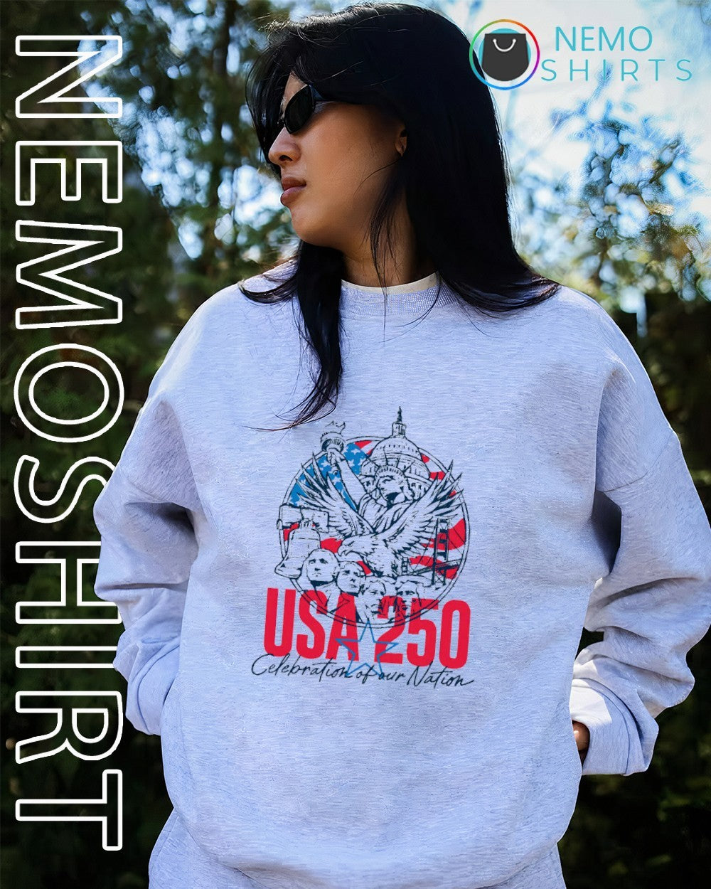 USA 250 years celebration of our nation shirt