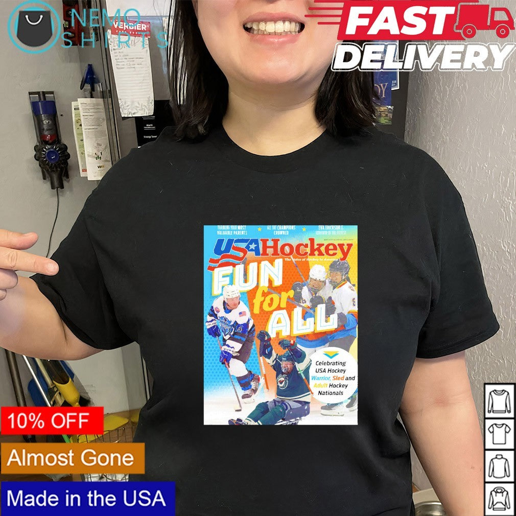 USA hockey fun for all Sled and adult hockey nationals shirt