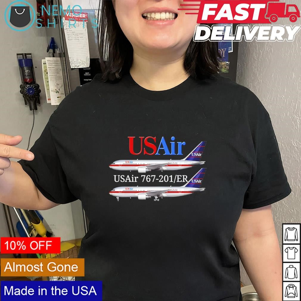 USAir Boeing 767-201ER graphic shirt