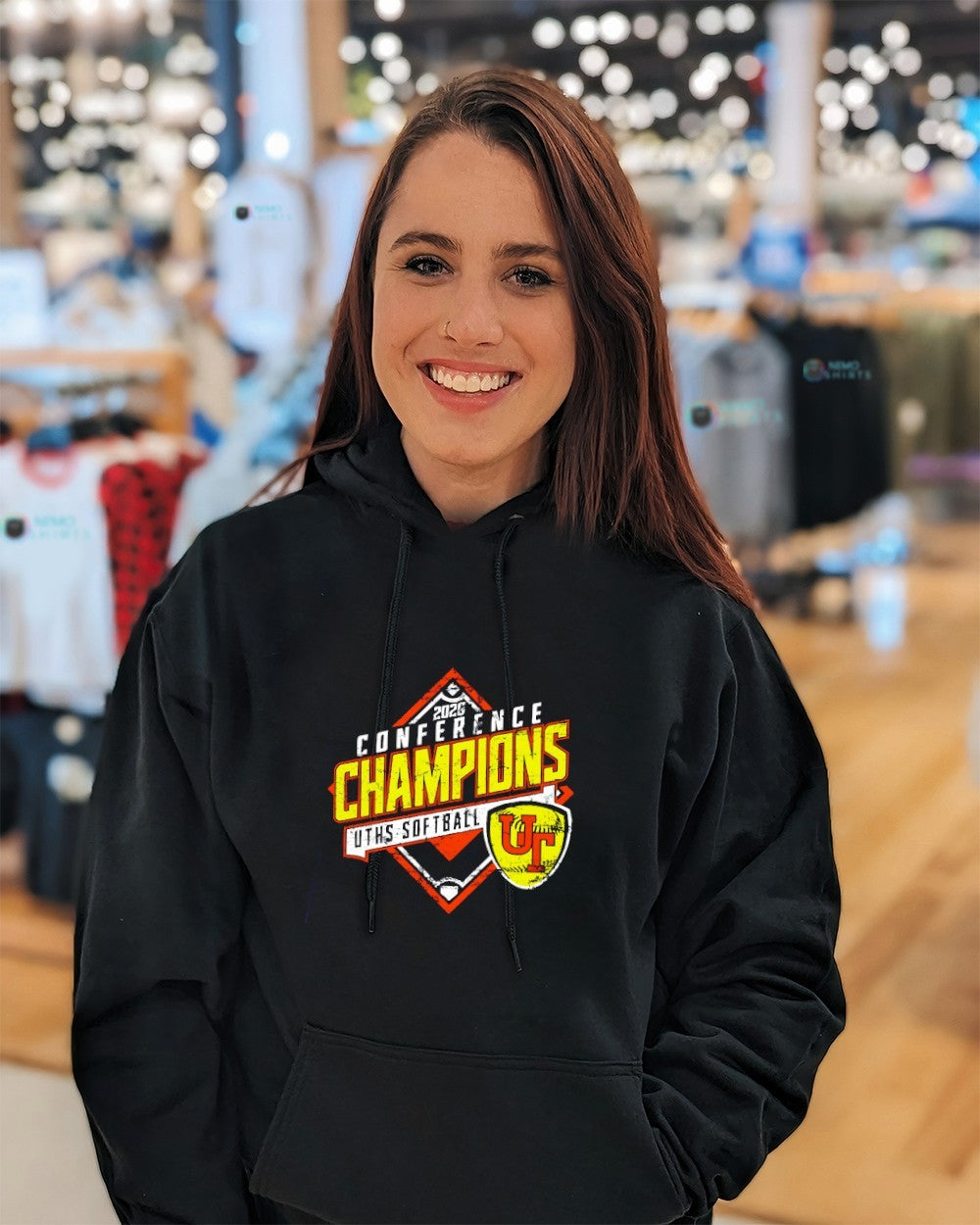 UTHS Softball 2026 Conference Champions logo shirt