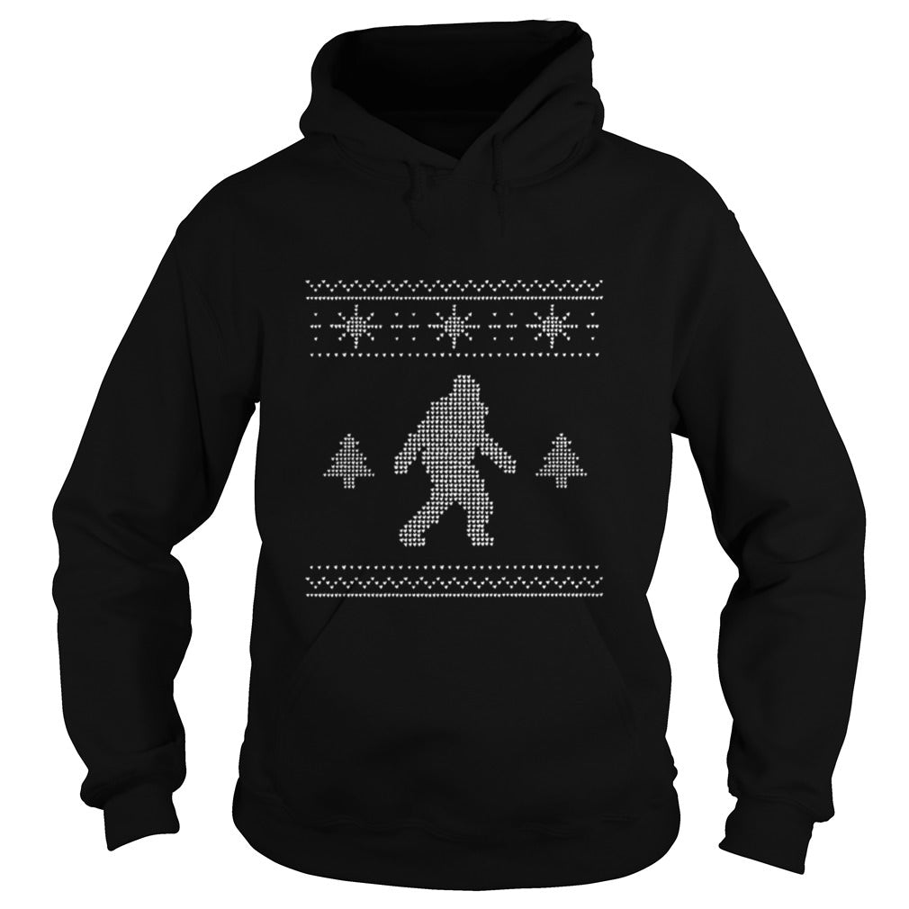 Bigfoot ugly christmas sweater
