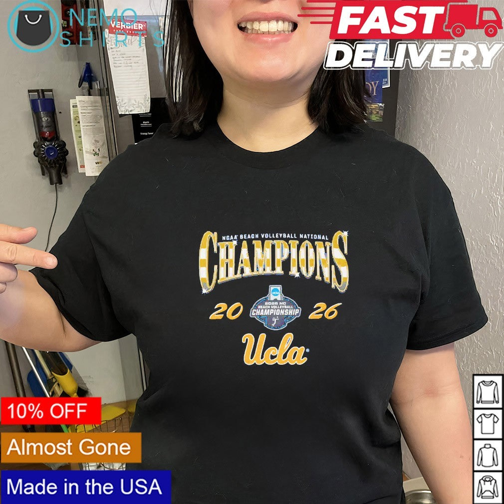 Ucla Bruins NCAA women’s beach volleyball national champions 2026 shirt