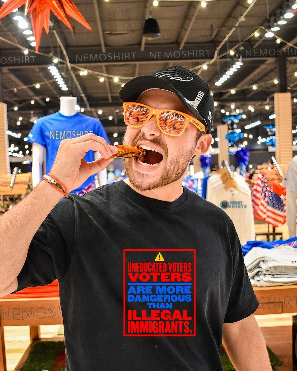 Uneducated voters are more dangerous than illegal immigrants shirt