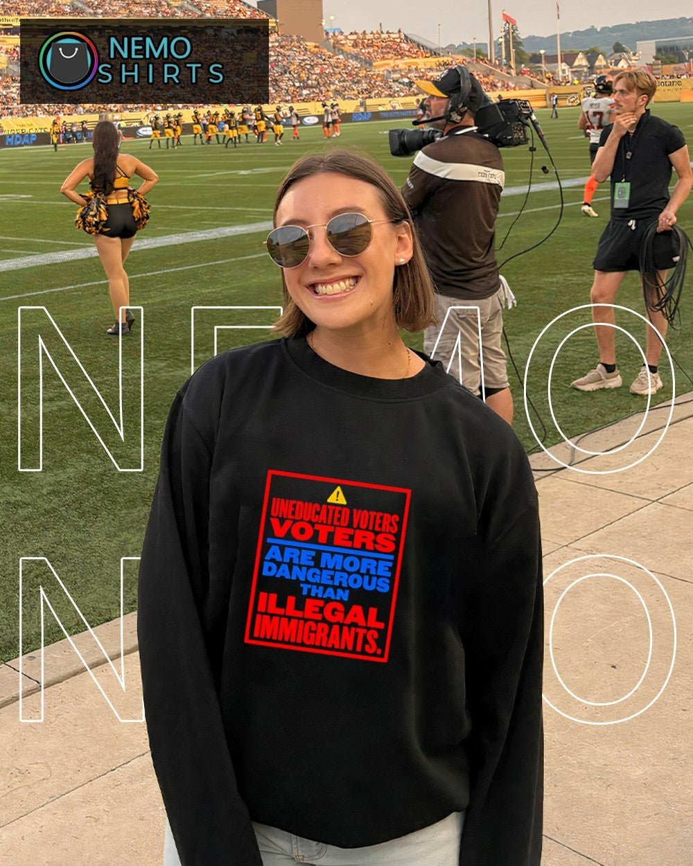 Uneducated voters are more dangerous than illegal immigrants shirt
