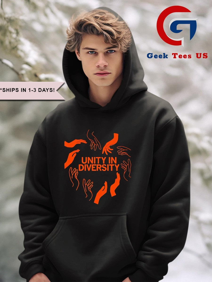 Unity in diversity hands shirt