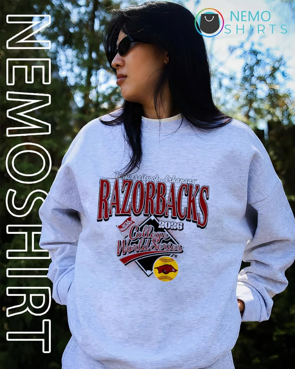 University of Arkansas Razorbacks softball 2026 women’s college world series shirt